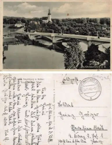 Naumburg am Bober Nowogrod Bobrzanski Feldpost Christianstadt Bober 23.11.1940