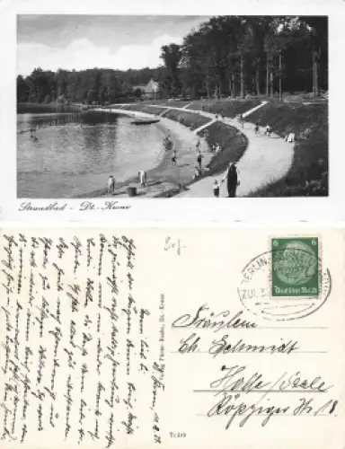 Deutsch Krone Strandbad o um 1939