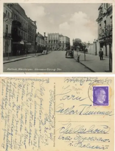 Kalisch Warthegau Hermann Görig Strasse o 21.5.1943