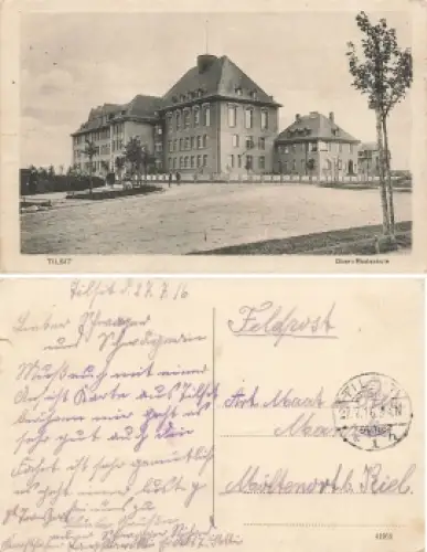 Tilsit Memel Ober-Realschule Ostpreussen Sowetsk o 27.7.1916