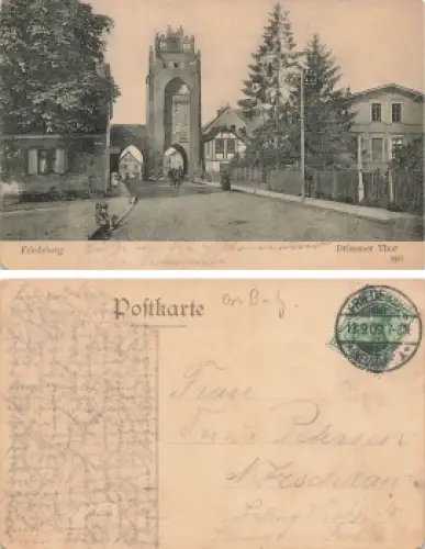 Friedeberg Neumark Driesener Thor Strzelce Krajenskie o 13.9.1909