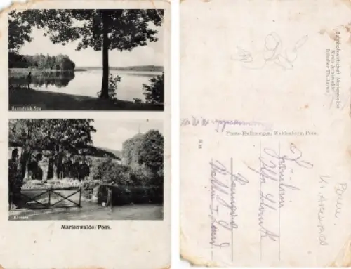 Marienwalde Pommern Kloster Bierzwnik gebraucht 1942