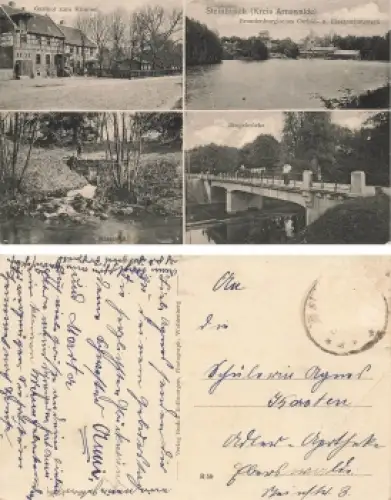 Steinbusch Kreis Arnswalde Neumark Gasthaus zum Himmel Glusko o um 1910