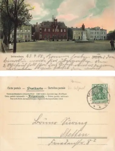 Schivelbein Pommern Kaiserplatz Swidwin o 1908