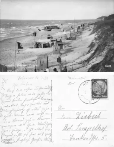 Poberow Ostseebad Pommern Strand Pobierowo o 1937
