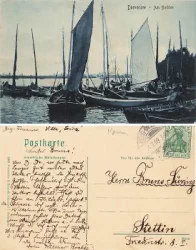 Dievenow Pommern Dziwnow  o 1909