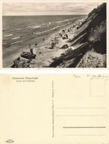 Neuschleffin Pommern Strand Sliwin * um 1930
