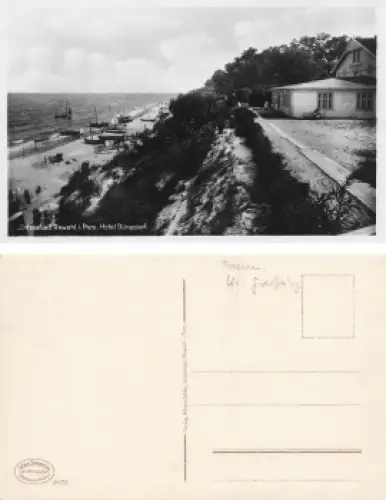 Rewahl Pommern Hotel Dünenhof Rewal * um 1930