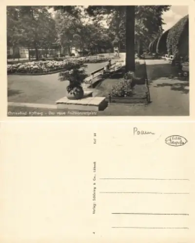 Kolberg Pommern Frühkonzertplatz Kolobrzeg * um 1930