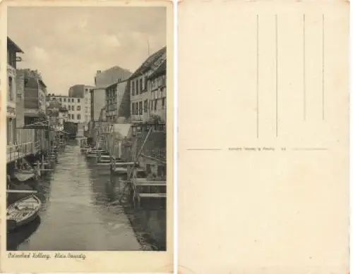 Kolberg Pommern Klein Venedig Kolobrzeg * um 1930