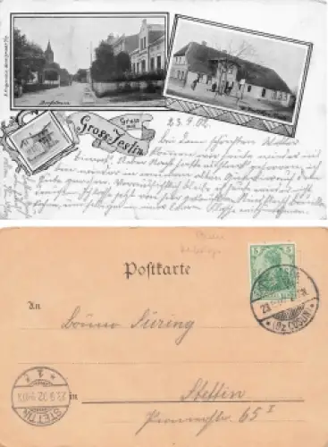Gross Jestin Pommern Goscino o 1902