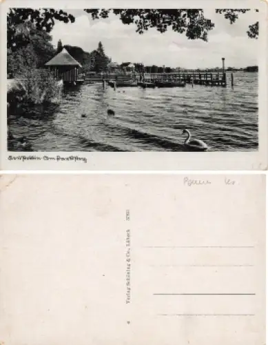 Neustettin Pommern am Parksteeg Szczecinek * um 1930