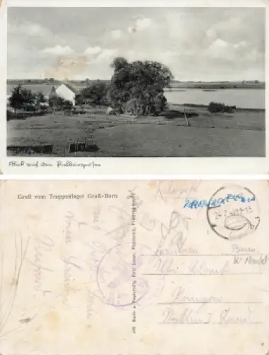 Gross Born Pommern Truppenlager BORNE SULINOWO Feldpost 24.7.1942