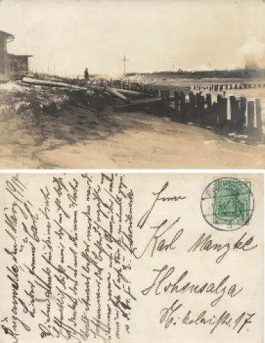 Rügenwalde Pommern Echtfoto Darlowo o 1914