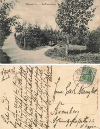 Rügenwalde Pommern Kopfberganlagen  Darlowo o 1913