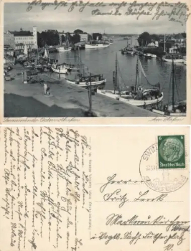 Osternothafen Pommern Swinoujscie o 1941