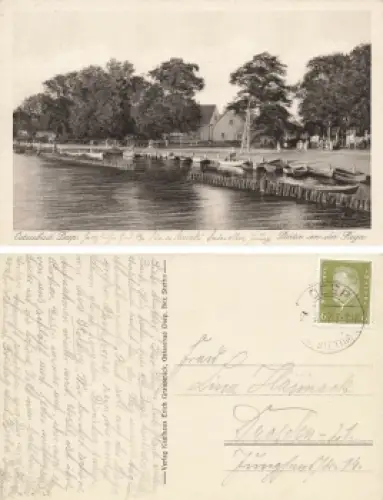 Deep Ostseebad Pommern Dzwirzyno o 1932