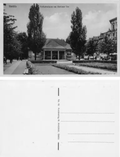 Stettin Pommern Verkehrshaus am Berliner Tor Szczecin * um 1930