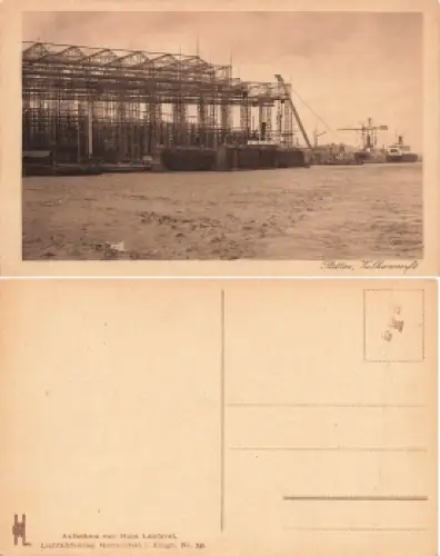 Stettin Pommern Vulkanwerft Szczecin * um 1920