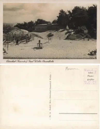 Neuendorf Ostseebad Insel Wollin Pommern Strandhalle Wiselka * 1939