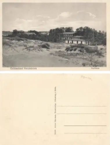 Heidebrink Insel Wollin Pommern Kurhaus Miedzywodzie * um 1910