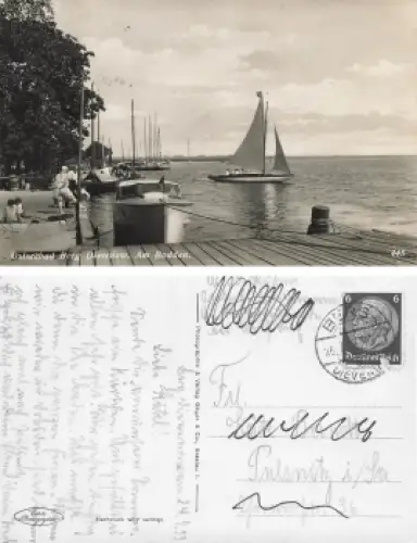 Berg Dievenow Ostseebad Insel Wollin Pommern Dziwnow o um 1933