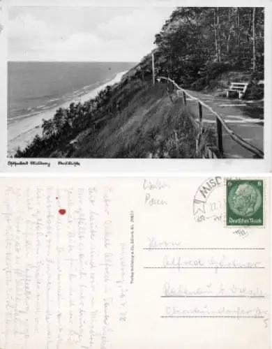 Misdroy Insel Wollin Pommern Steilküste Miedzyzdroje o 1938