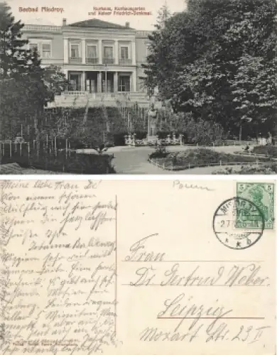 Misdroy Insel Wollin Pommern Kurhaus Miedzyzdroje o 1910