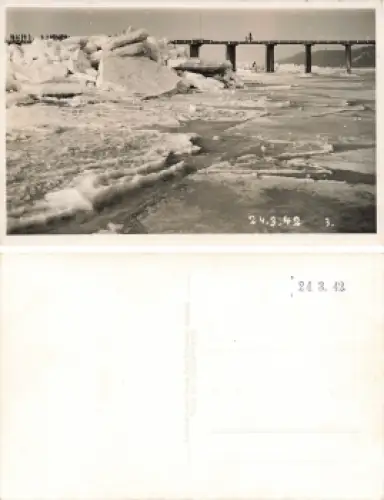 Misdroy Insel Wollin Pommern Eisgang Miedzyzdroje * 24.3.1942