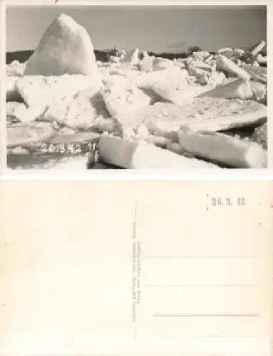 Misdroy Insel Wollin Pommern Eisgang Miedzyzdroje * 26.3.1942