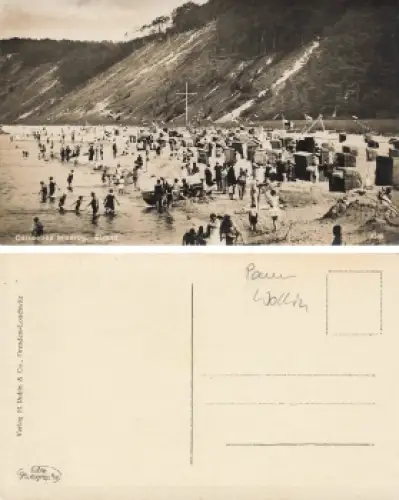 Misdroy Insel Wollin Pommern Strand Miedzyzdroje * um 1930
