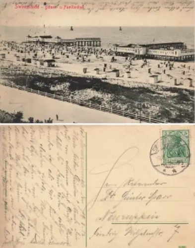 Swinemünde Pommern Damen und Familienbad Swinoujscie o 1912