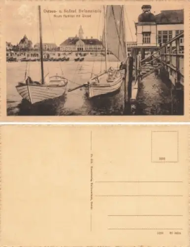 Swinemünde Pommern Kurhaus mit Strand Swinoujscie * um 1920