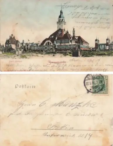 Swinemünde Pommern  Kurhaus Swinoujscie o 1906