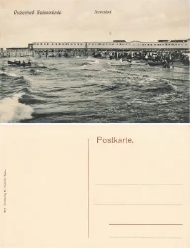 Swinemünde Pommern Herrenbad Swinoujscie * um 1910