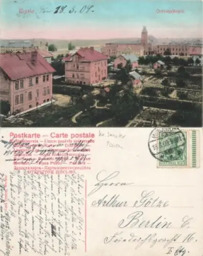 Wronke Posen Centralgefängnis Wronki o 1909