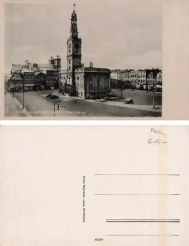 Lissa Wartheland Posen Rathaus Leszno * um 1930