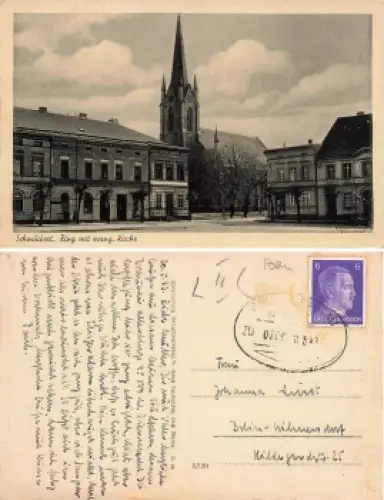 Schmückert Posen Ring mit Kirche Bojanowo o 1943