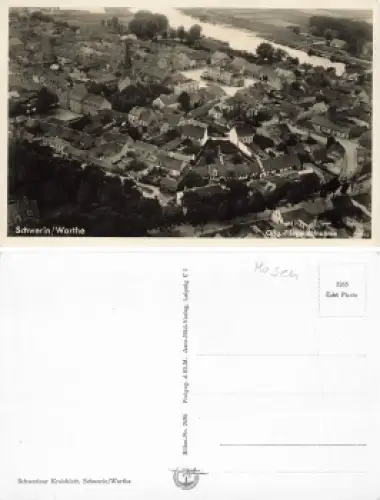 Schwerin Warthe Posen Fliegeraufnahme Skwierzyna * um 1940