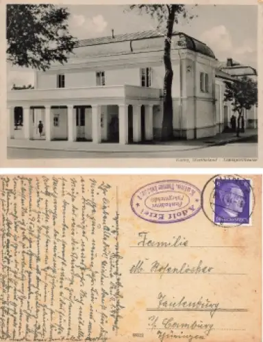 Kutno Wartheland Lichtspieltheater Kino o 1944