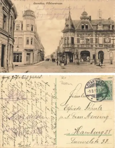 Czarnikau Posen Filehnerstrasse Czarnkow o 1913