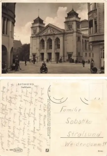 Bromberg Posen Stadttheater Bydgoszcz o 1940