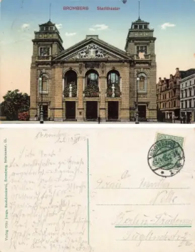 Bromberg Posen Stadttheater  Bydgoszcz o 1915