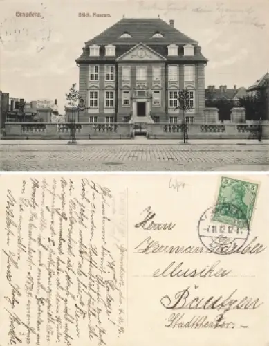 Graudenz Westpreussen Museum Grudziadz o 1912