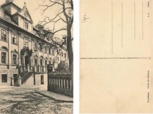 Graudenz Westpreussen am Rathaus Grudziadz * um 1920