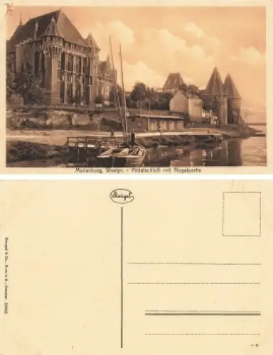 Marienburg Westpreussen Nogatpartie Malbork * um 1920