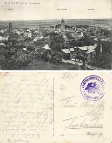 Gollub Westpreussen Golub-Dobrzyń Feldpost um 1916 Armierungsbataillon 118 3. Kompagnie