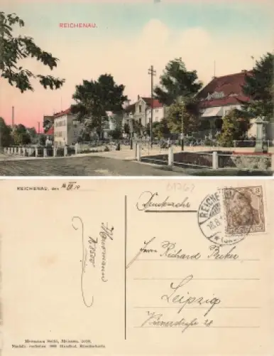 Reichenau Apotheke Bogatynia o 1910