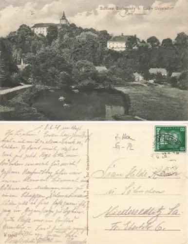 Bad Oppelsdorf Schloss Grafenstein Opolno Zdrój o 1928