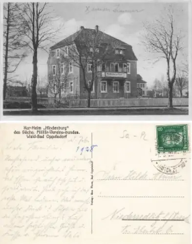 Bad Oppelsdorf Kurheim Hindenburg Opolno Zdroj o 1928